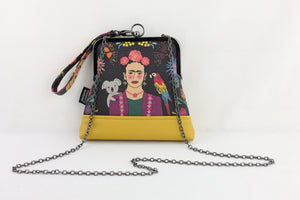 Frida Down Under Wristlet with Chain | PINK OASIS