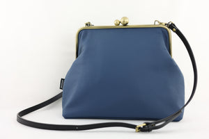Peacock Blue Leather Crossbody Bag Handmade in Australia | PINK OASIS
