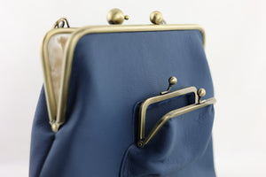 Peacock Blue Leather Crossbody Bag Handmade in Australia | PINK OASIS