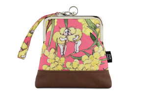 May Gibbs Blossom Babies Coral Wristlet | PINK OASIS