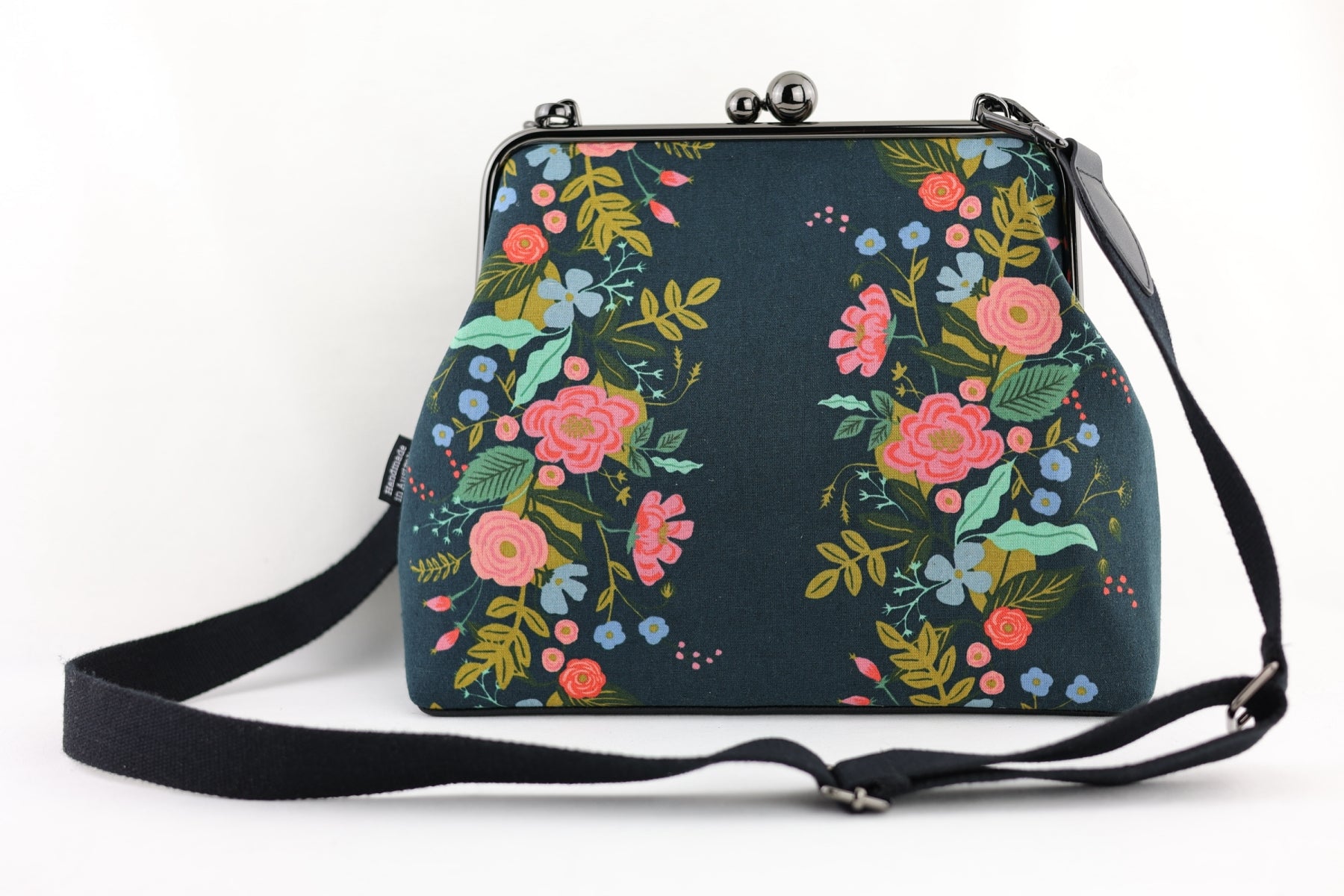 English Garden Floral Vines Crossbody Bag | PINK OASIS