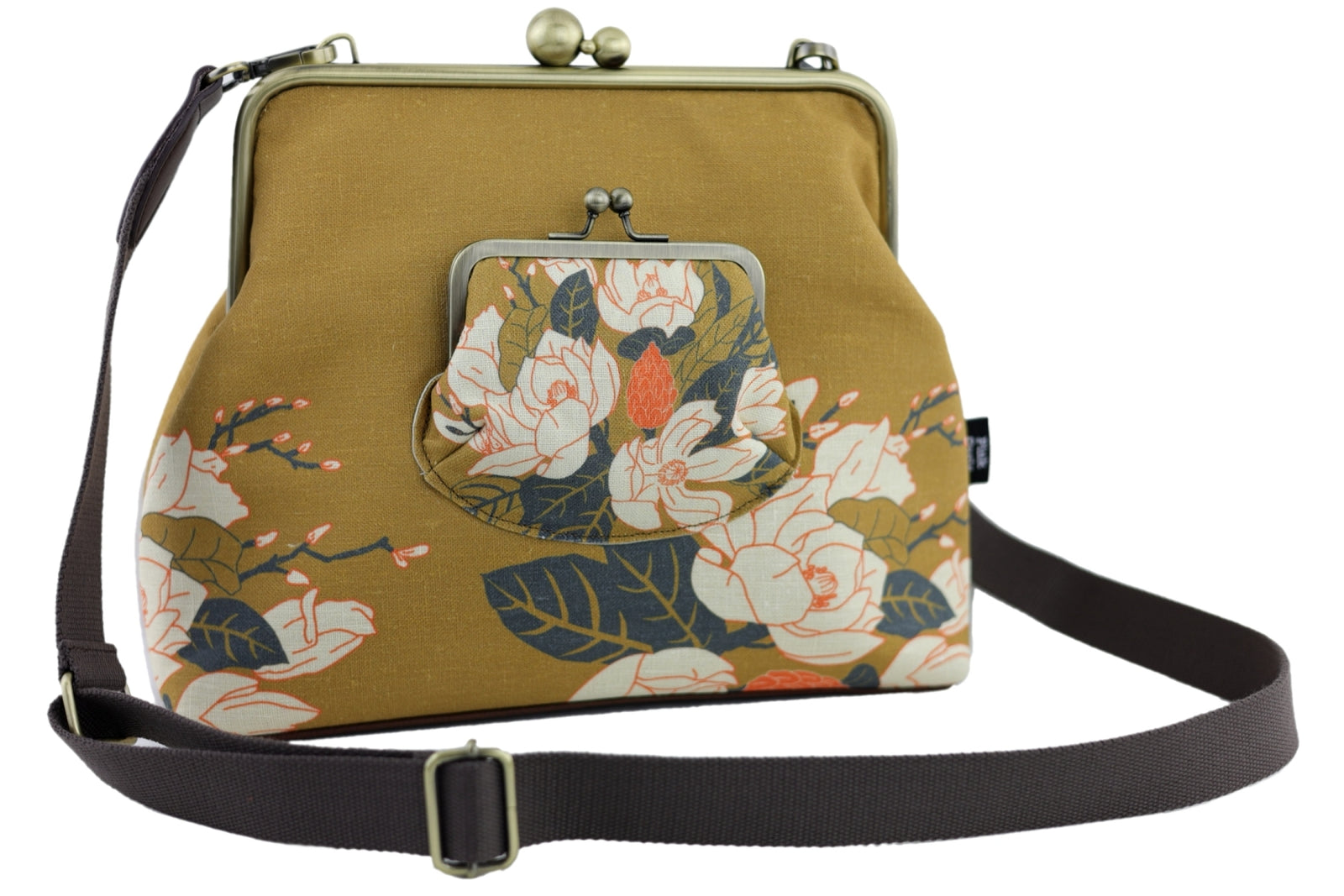 Magnolia Mustard Crossbody Bag | PINK OASIS
