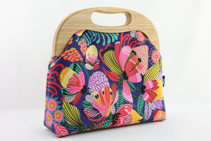 Wild Protea Colorful Flower Women's Clutch Bag | PINK OASIS