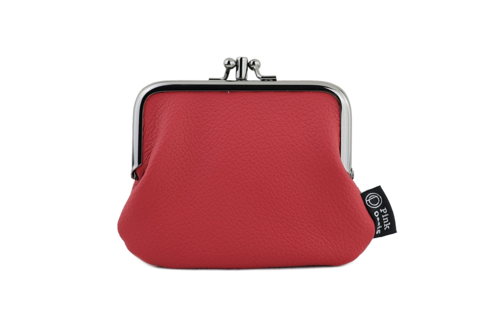 Red Leather Coin Purse Handmade in Australia | PINK OASIS
