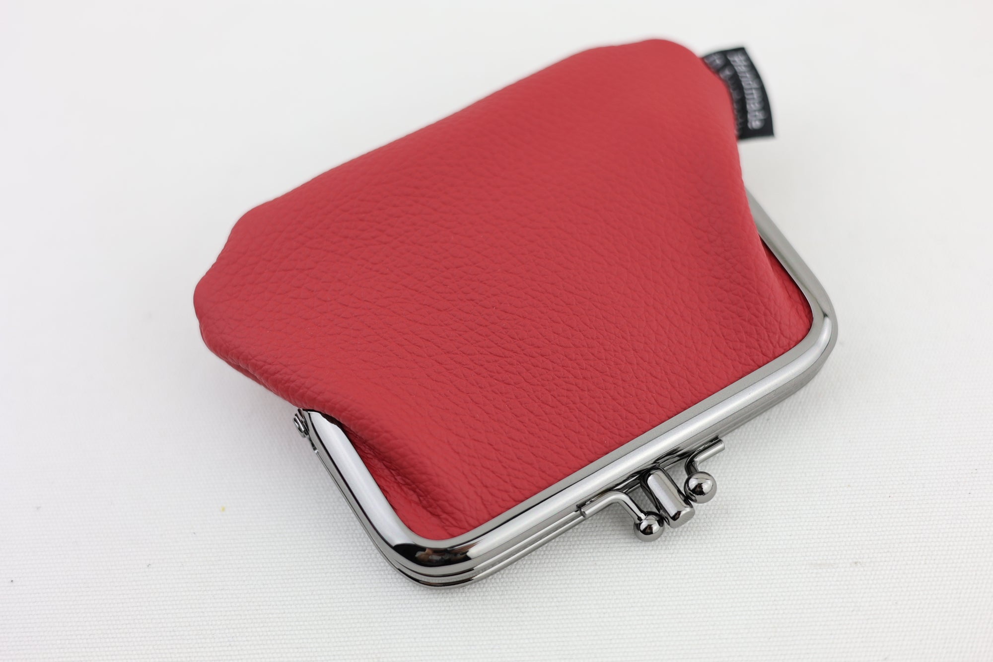 Red Leather Coin Purse Handmade in Australia | PINK OASIS