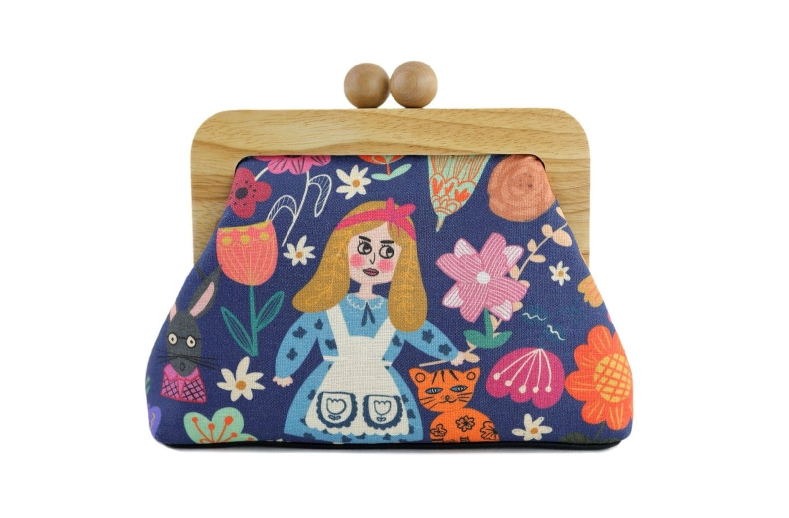 Alice in Wonderland Blue Clutch Bag | PINK OASIS