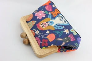 Alice in Wonderland Blue Clutch Bag | PINK OASIS