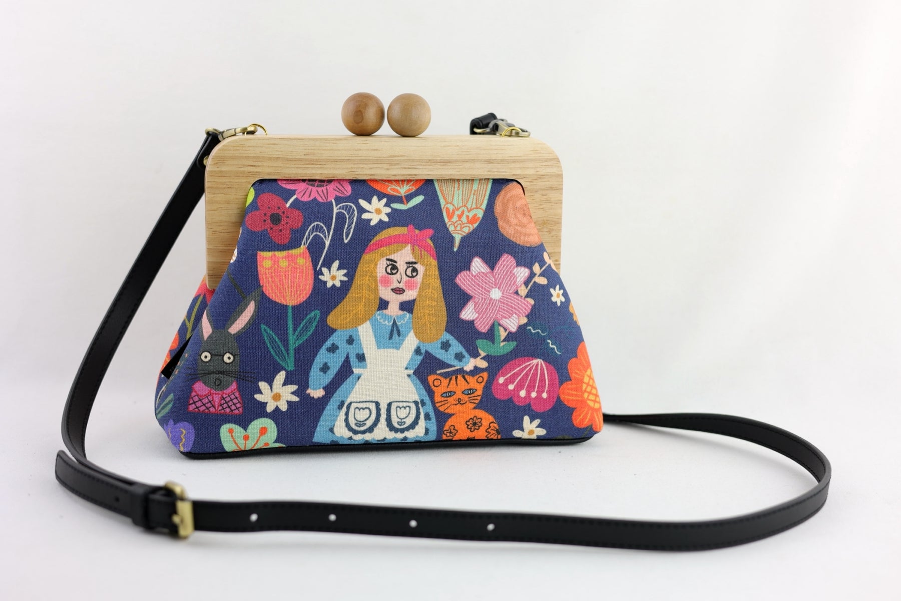 Alice in Wonderland Blue Clutch Bag | PINK OASIS