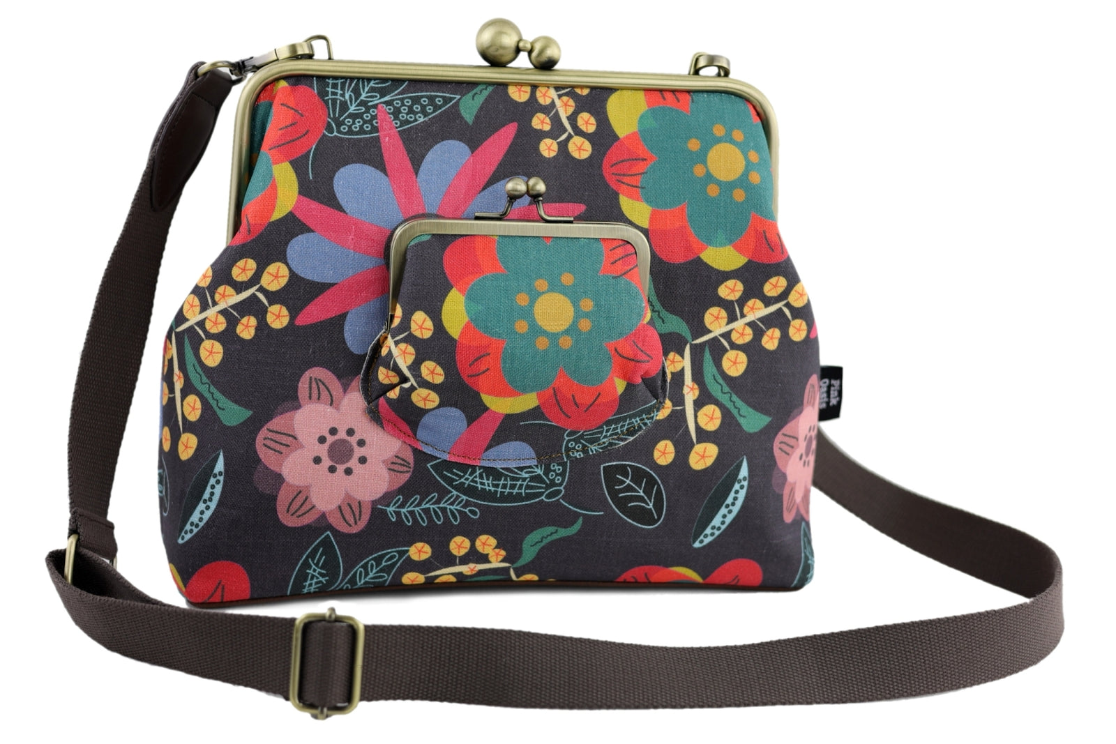 Backyard Garden Handbag and Crossbody 2 Way Bag | PINK OASIS