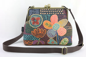 Doodle Flora Handbag and Crossbody 2 Way Bag | PINK OASIS