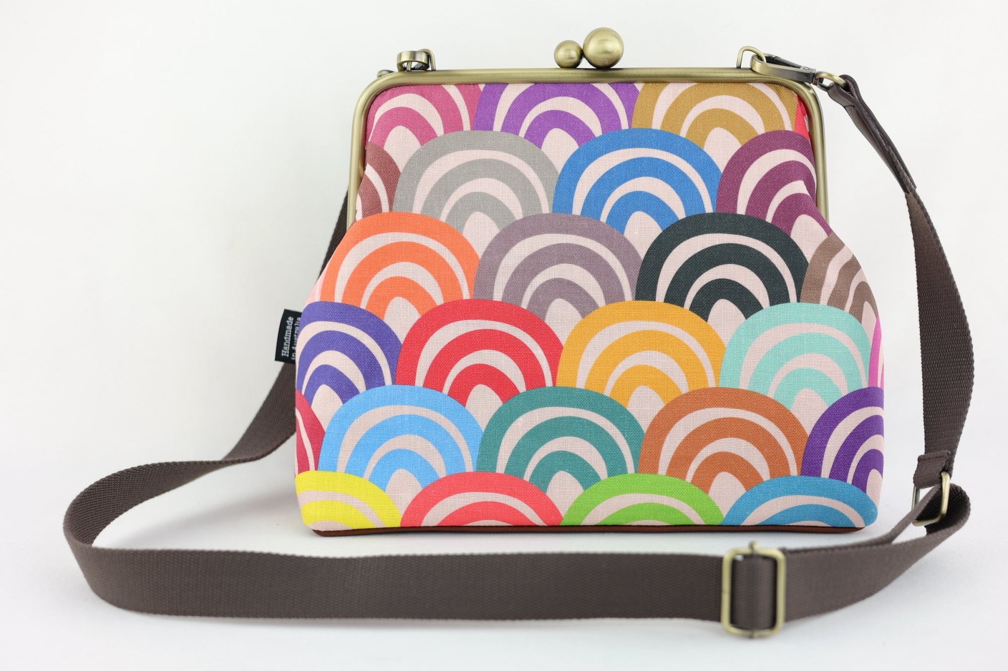 Rainbow Handbag and Crossbody 2 Way Bag | PINK OASIS