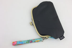 Bright and Bold Flowers Wristlet Wallet (with Double Kisslock Clasps)