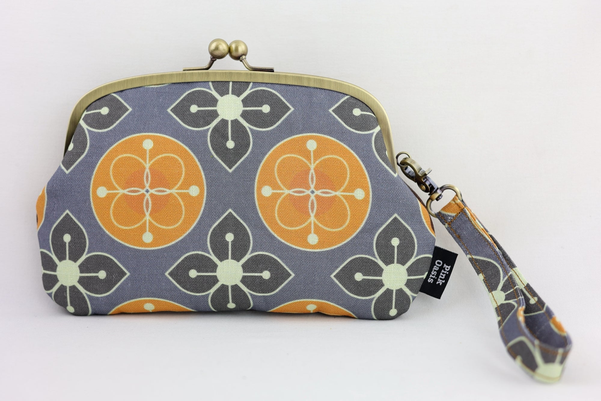 Marigold Wristlet Wallet (with Double Kisslock Clasps)