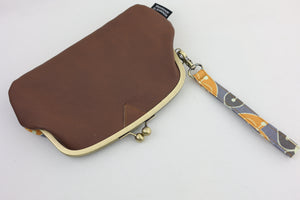 Marigold Wristlet Wallet (with Double Kisslock Clasps)