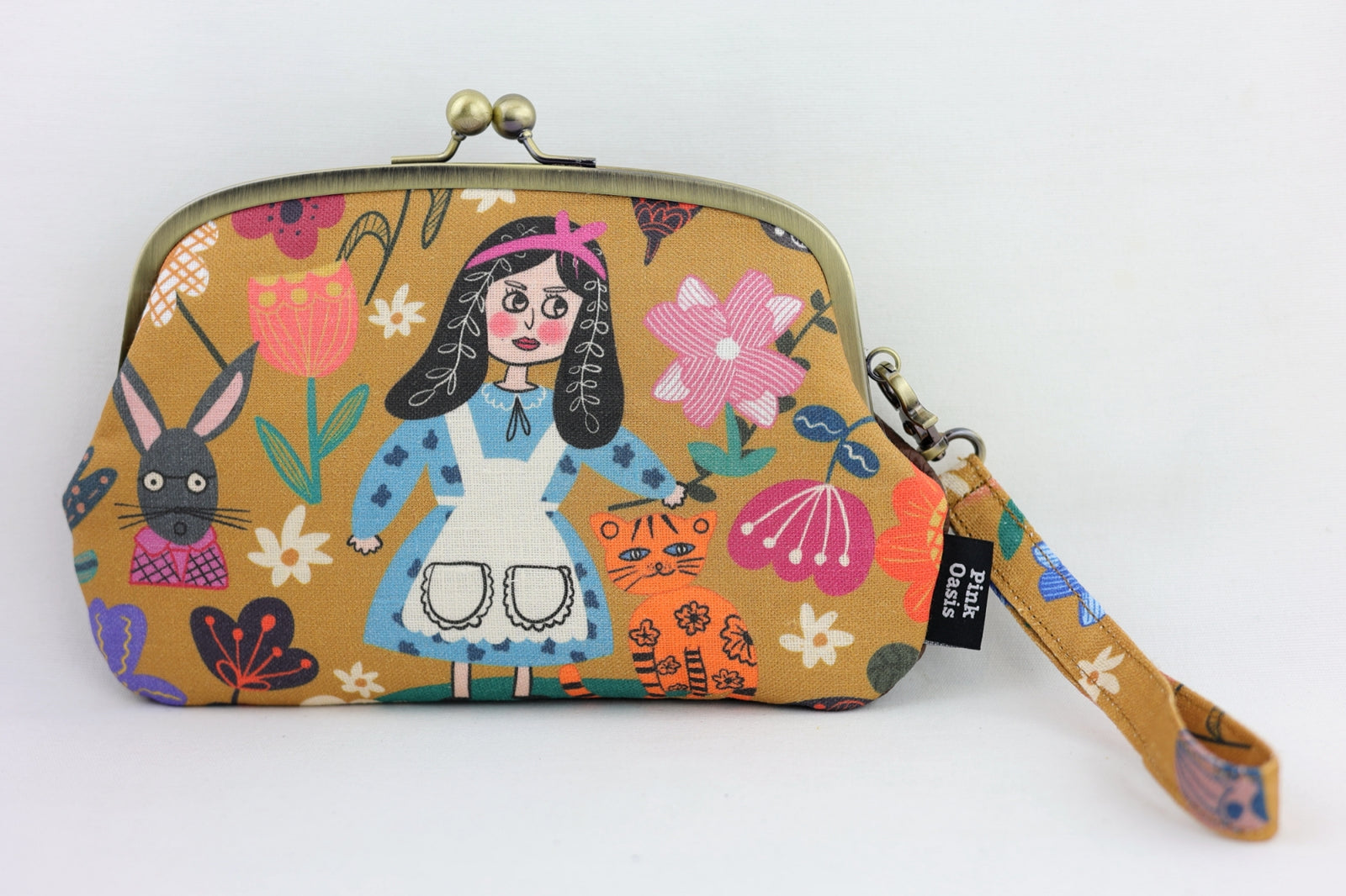Alice in Wonderland Clutch Bags Handmade in Australia | PINK