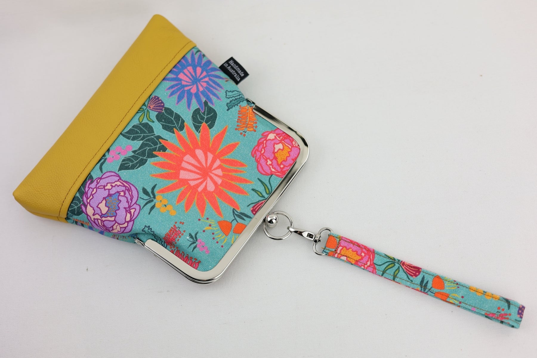 Bright and Bold Flowers Wristlet | PINK OASIS