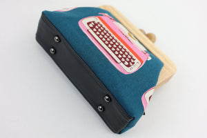 Vintage Typewriter Clutch | PINK OASIS