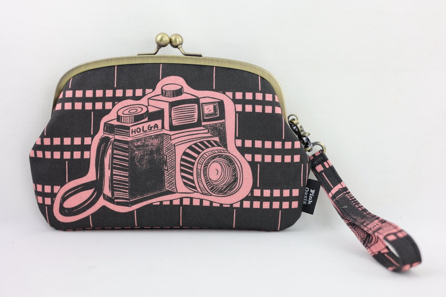 Kisslock Wristlet Wallet Handmade in Australia | PINK OASIS