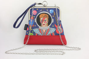 David's Space Blue & Red Wristlet | PINK OASIS