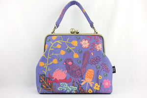 Blue Wren, Waratah & Banksia Crossbody Handbag | PINK OASIS