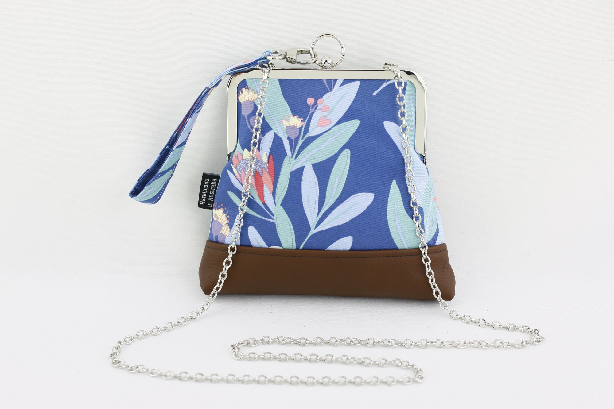 Cockatoo & Native Flower Wristlet Australian Made | PINKOASIS