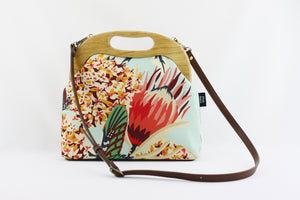 Protea Light Green Native Flower Women's Clutch Bag | PINKOASIS