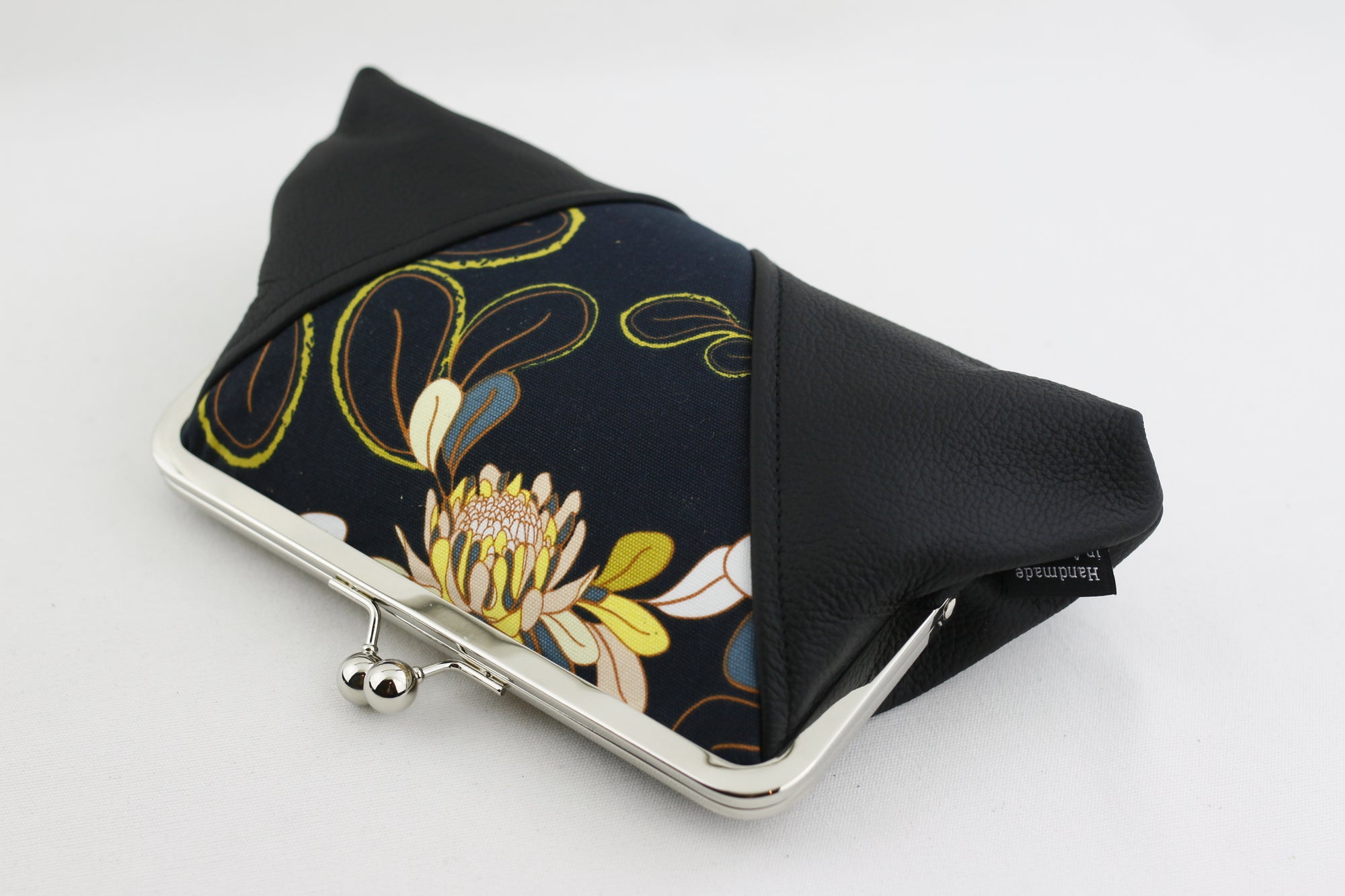 Ginger Utopia Flower Kisslock Clutch & Crossbody Bag | PINKOASIS