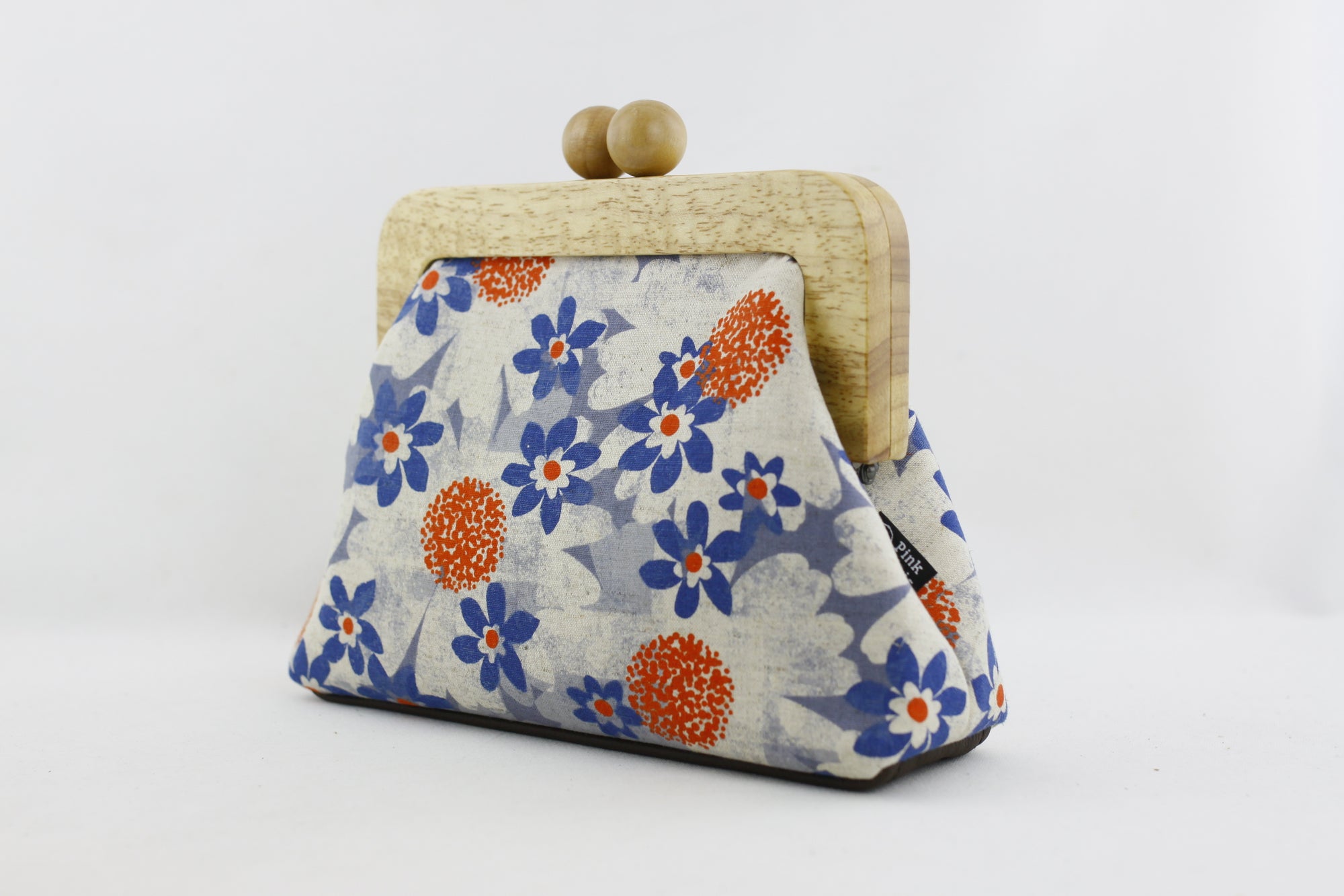 Sakura Flower Small Wooden Frame Clutch Bag | PINKOASIS