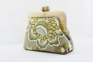 Rustic Flower Small Wooden Frame Clutch Bag | PINKOASIS