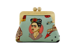 Frida Boho Clutch Bag with Leather Strap | PINKOASIS