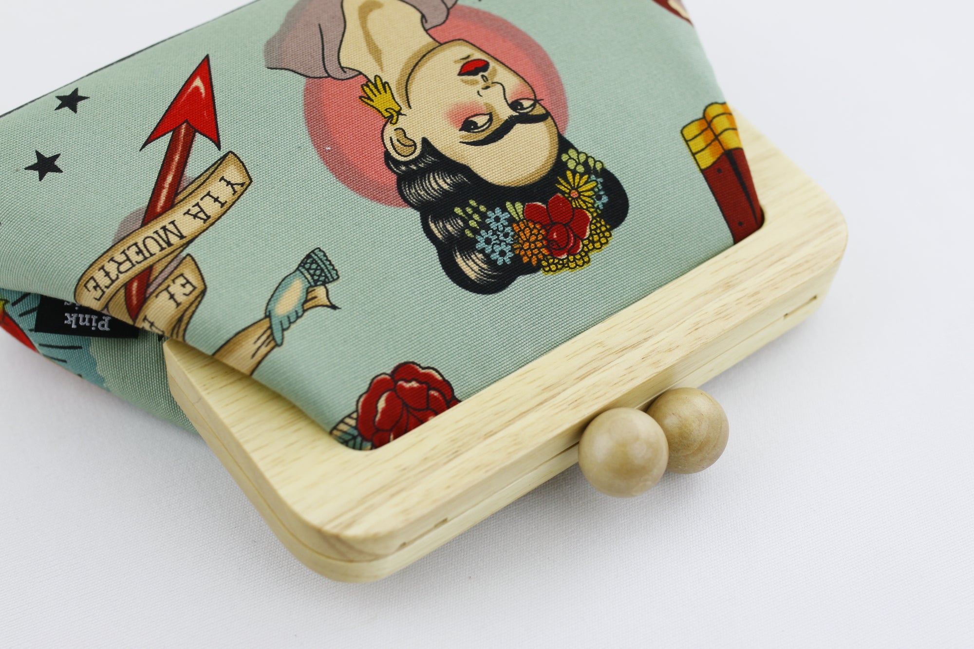 Frida Boho Clutch Bag with Leather Strap | PINKOASIS