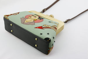 Frida Boho Clutch Bag with Leather Strap | PINKOASIS