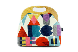 Colorful Letters Oversized Clutch Bag  | PINKOASIS