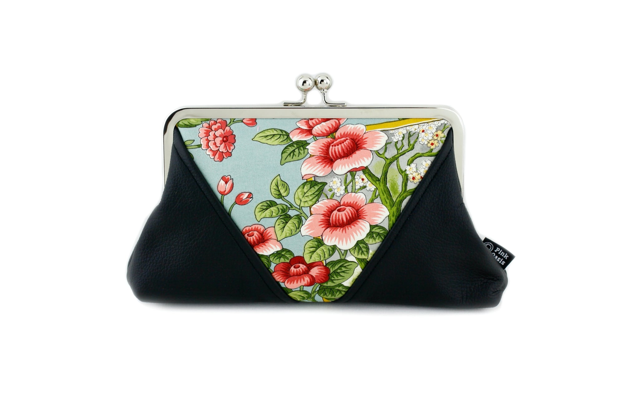 Spring Garden Floral Kisslock Clutch  | PINKOASIS