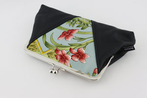 Spring Garden Floral Kisslock Clutch  | PINKOASIS