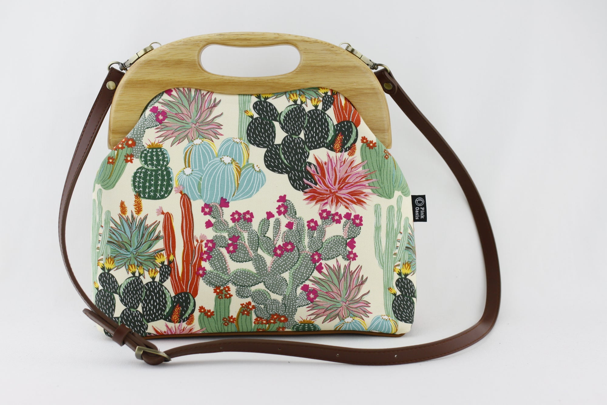 The Succulents Garden Oversized Clutch Bag  | PINKOASIS