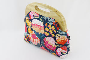 Oz Protea Garden Oversized Clutch Bag  | PINKOASIS