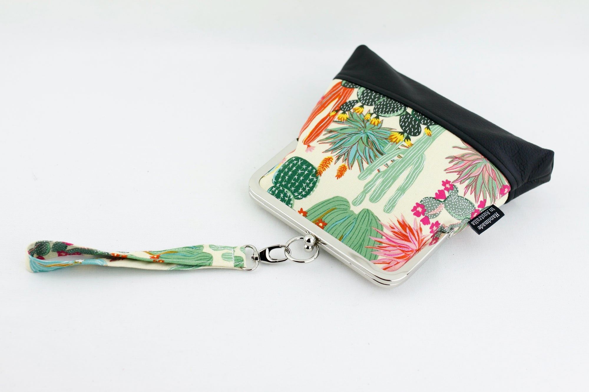 Succulents Garden Wristlet Handbag with Chain Strap | PINKOASIS