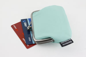 Mint Blue Leather Coin Purse Handmade in Australia | PINKOASIS