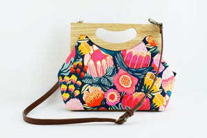 Australian Protea Garden Medium Women's Clutch Bag | PINKOASIS